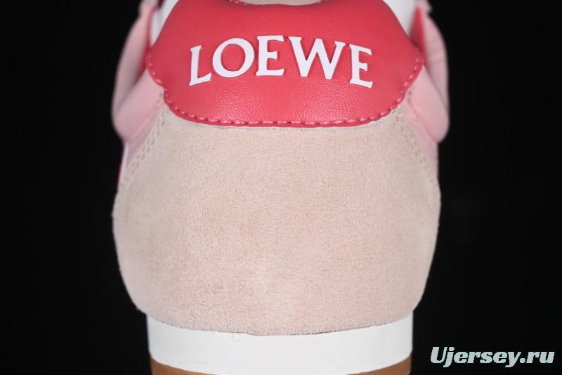 Loewe Ballet Runner 2.0 Sneakers Retro Style Lightweight Casual Sports Shoes - Pink Rose