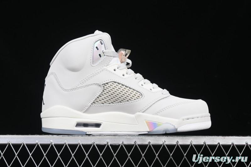 Nike Air Jordan 5 Retro Light Orewood Brown Snake Year Limited Basketball Shoes - HF3183-001