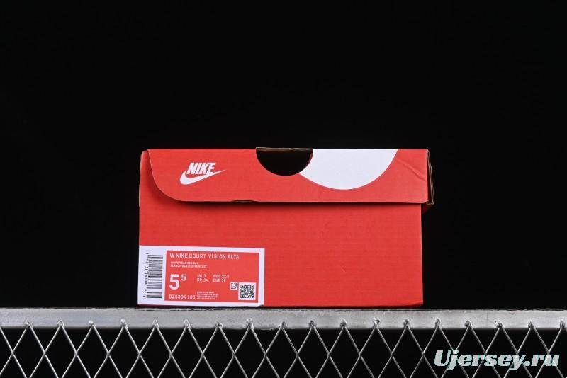 Nike Court Vision Alta Casual Sneakers with Thick Sole for Campus Wear - DZ5394-103