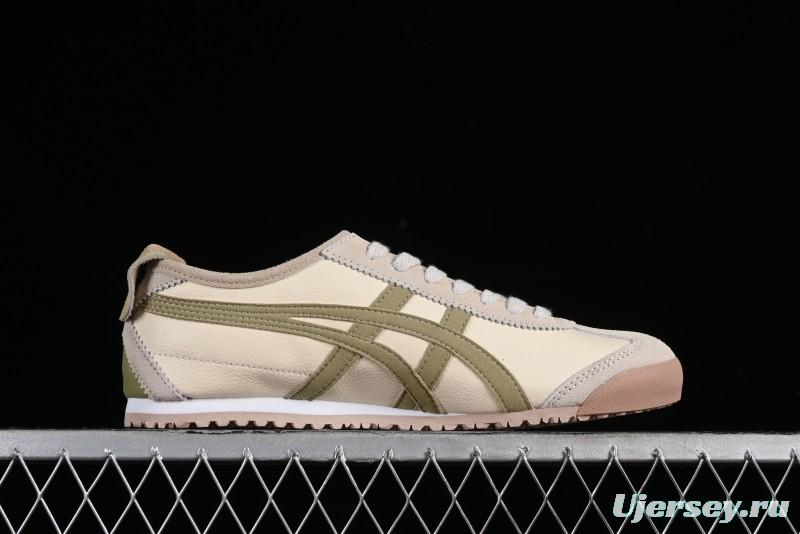 Onitsuka Tiger Mexico 66 Low-Top Leather Casual Running Shoes - 1183C076-101