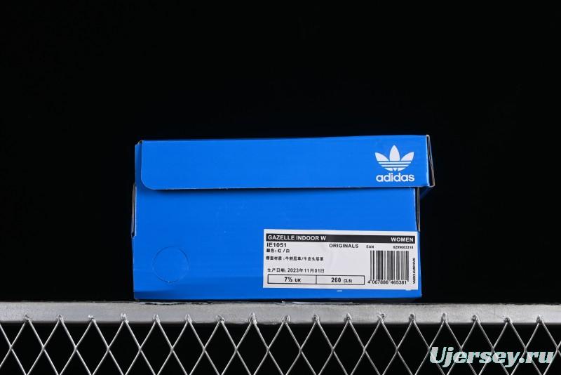 Adidas Originals Gazelle Indoor IE1051 Retro Casual Slip-Resistant Wear-Resistant Low-Top Sneakers