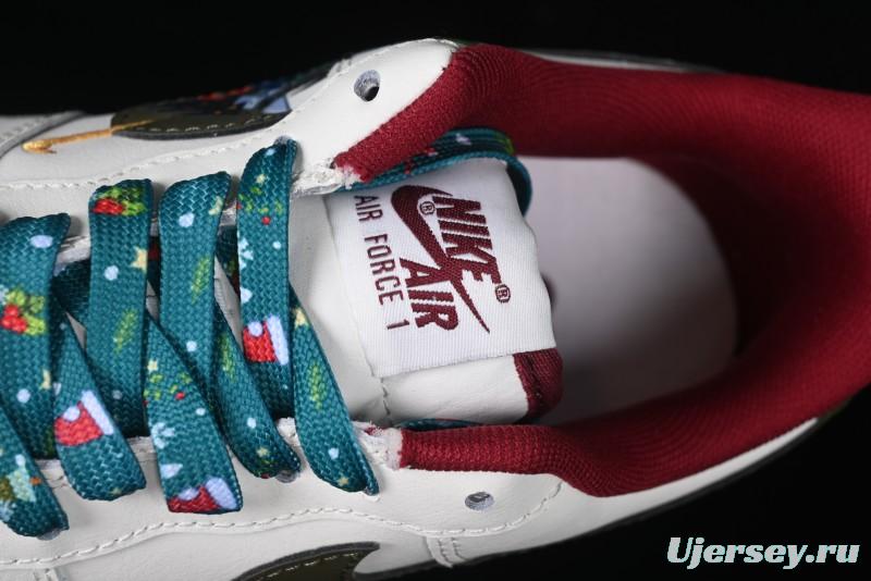 Nike Air Force 1 '07 Low Custom Christmas Party Casual Sneakers - DM0970-132