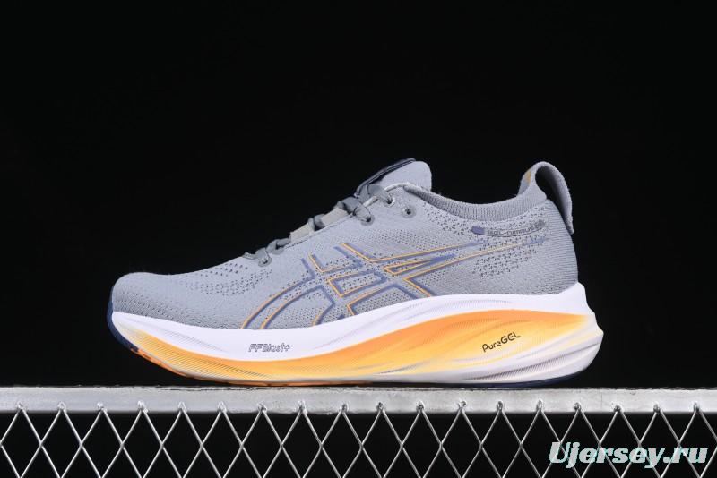 Asics Gel-Nimbus 26 Retro Breathable Casual Shoes Cushioned Men's Durable Running Shoes - 1011B794-020