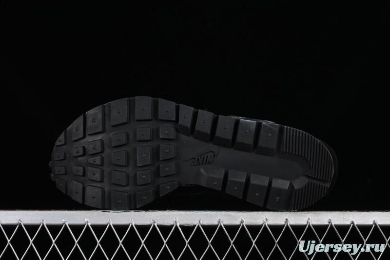 Nike Sacai VaporWaffle 3.0 Deconstructed Sneakers with Overlapping Swoosh and Double Tongue - CV1363-105