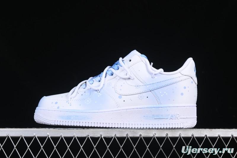 Nike Air Force 1 '07 Low Snow Tie-Dye Casual Sneakers with Lace-Up Closure - ZH0316-057