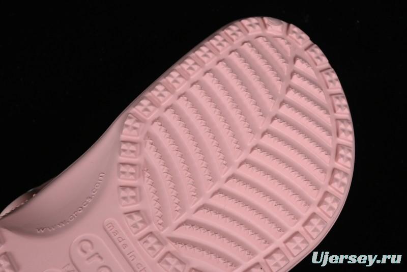 Crocs Classic Clog Quartz Pink Two-Way Beach Sandals with Ventilation Holes - B.D4