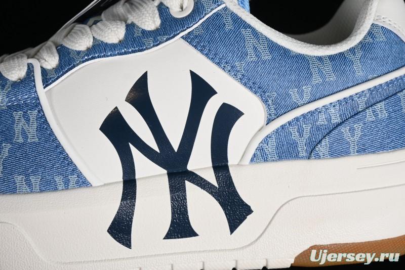 MLB Chunky Liner Basic Height Increasing Platform Sneakers with 6cm Inner Lift - 3ASXCLD4N50BLS