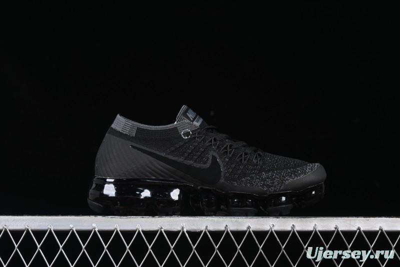 Nike Vapormax Flyknit Breathable Casual Running Shoes with Full-Length Air Cushion - 849558-007