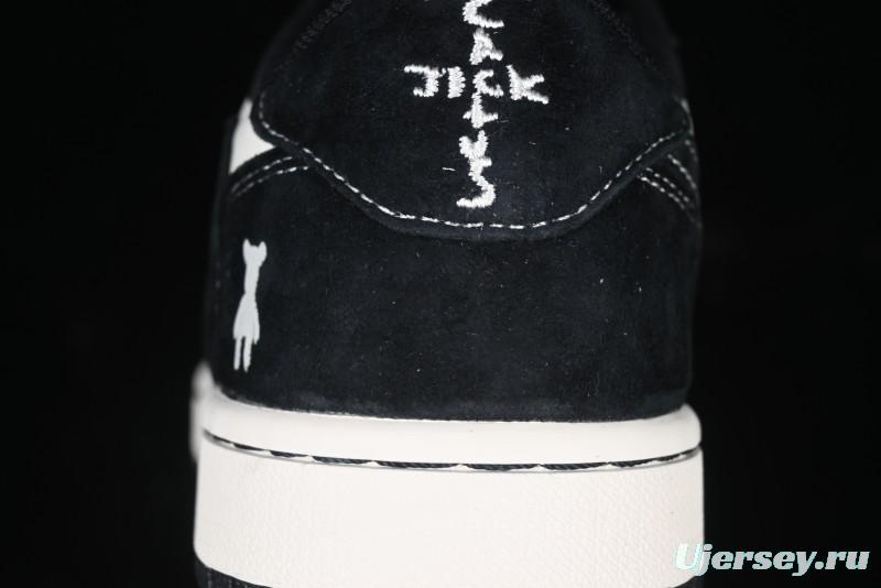 Nike Travis Scott x Fragment Design x Air Jordan 1 Low OG SP AJ1 Collaboration Sneakers - SJ2086-138