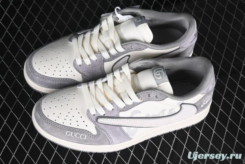 Nike Travis Scott x Fragment Design x Air Jordan 1 Low OG SP AJ1 Sneakers - DM9288-001