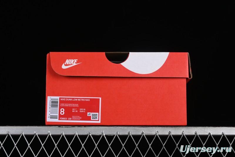 Nike Dunk Low Industrial Blue SB Low-Top Skateboarding Shoes - FD6923-100