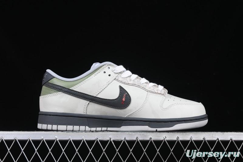 Nike Dunk Retro Low Grey Fog Panda Prank Mountain Theme Casual Sneakers - DD1391-103