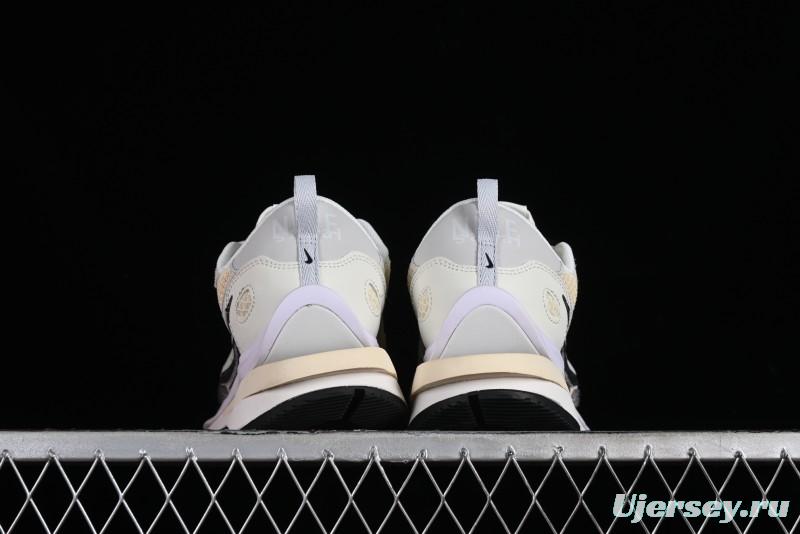 Nike Sacai VaporWaffle 3.0 Deconstructed Sneakers with Overlapping Swoosh and Dual Tongue - CV1363-101