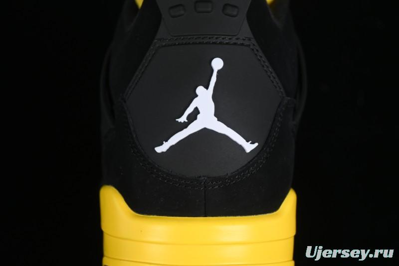 Nike Air Jordan 4 Retro Basketball Shoes Thunder - DH6927-017