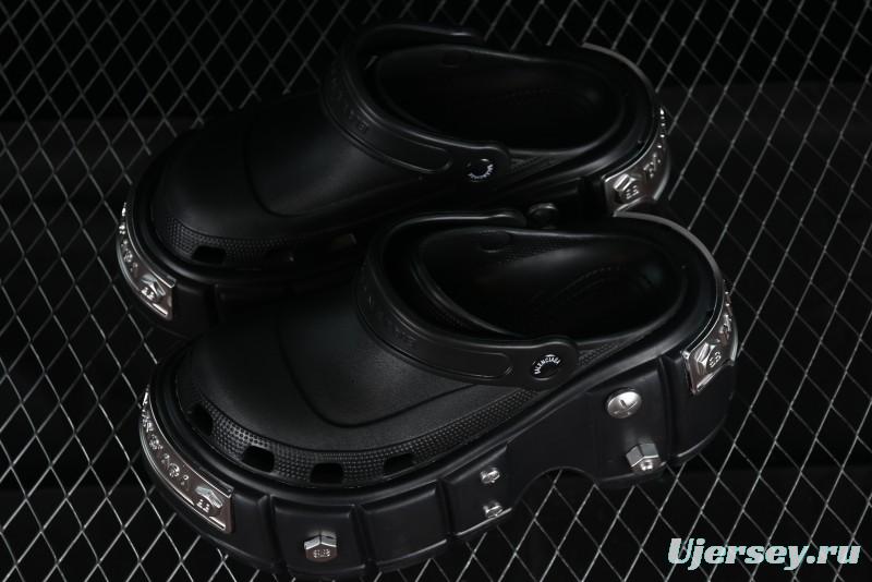 Balenciaga Hardcrocs Slide EVA Round Toe Ultra Thick Sole Clog Sandals - W1S8N1081