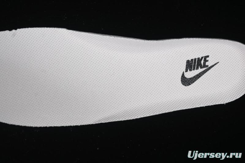 Nike Air Force 1 '07 Low Stussy Collaboration Black Stitch Red Swoosh Casual Sneakers - XS1958-518