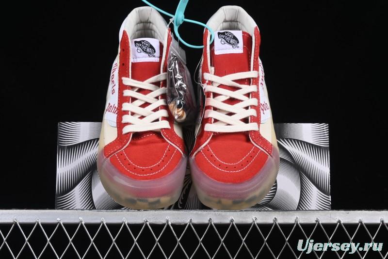 Palm Angels x Vans Sk8-Mid Mid-Top Casual Skate Shoes with Vintage-Inspired Design - VN000CRPGRN
