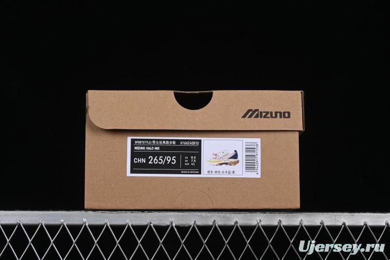 Mizuno Halo Mix Fabric Breathable Low-Top Casual Running Shoes - D1GH240810