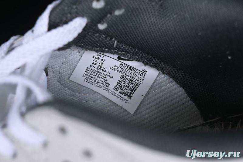 Nike Dunk Low 85 Double Swoosh White Grey SB Low Top Casual Skate Shoes - HV1800-101