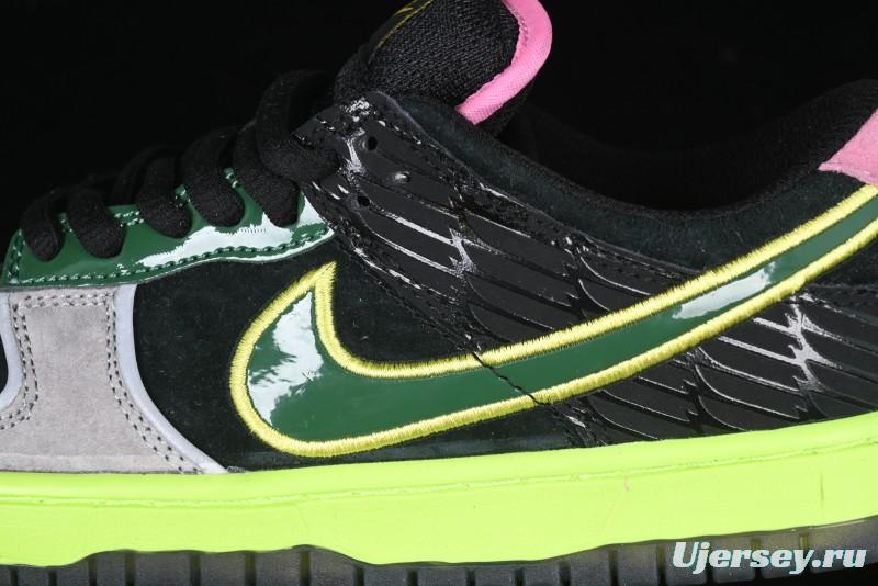 Nike Dunk Low "What The Ducks" Oregon Ducks Football Team Low-Top Casual Sneakers - HV1454-001