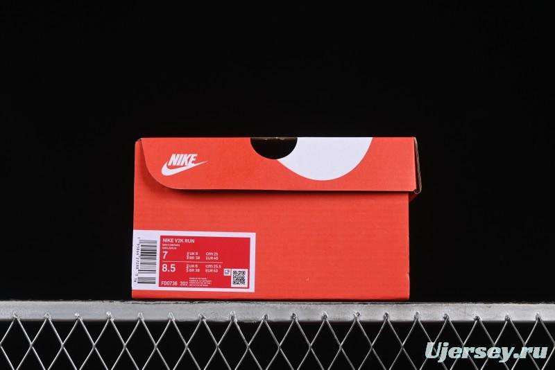 Nike Runtekk V2K Retro Low-Top Running Shoes with Cushlon Foam Midsole - FD0736-202