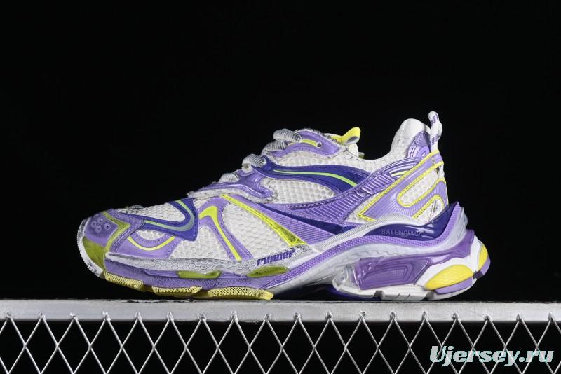 Balenciaga Runner Kith Four Color Retro Casual Shoes - W3RXP9570