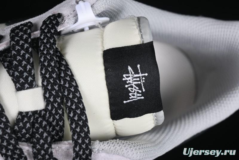 Nike Air Force 1 '07 Low Stussy Collaboration All Black Low-Top Casual Sneakers - XZ6188-195