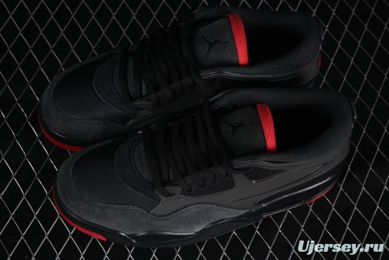 Nike Air Jordan 4 Remastered Sneakers with Textile Mesh, Leather and Suede Upper - FQ7939-060