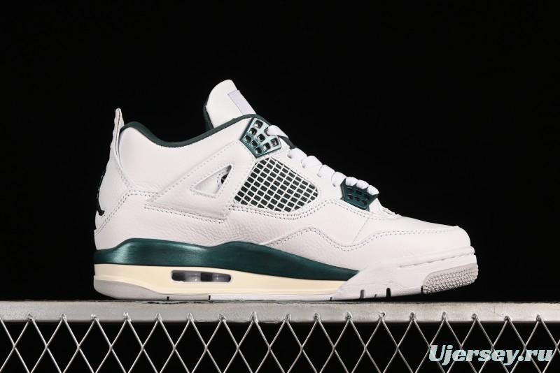 Nike Air Jordan 4 Retro Sneakers with Oxidized Green Accents and Visible Air Cushion - AQ8138-103