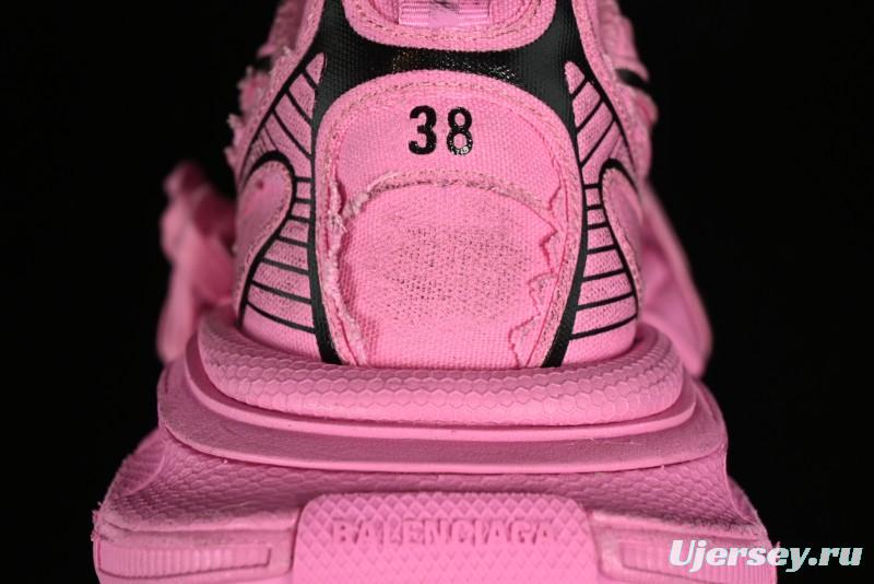 Balenciaga Phantom Sneaker Ten-Gen Trend Running Shoes with Transparent Heel Strap - W3XDC5000