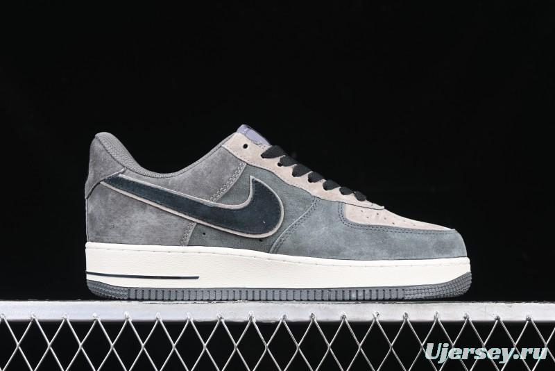 Nike Air Force 1'07 Low "Black Eight" Custom Casual Sneakers for Autumn Winter - YD2425-808