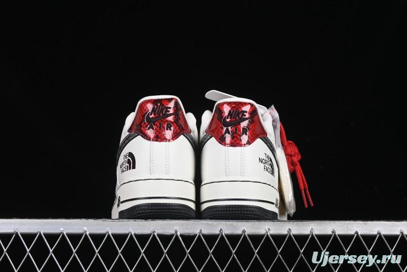 Nike Air Force 1 '07 Low The North Face Collaboration Year of the Snake Limited Edition Silver Snake Casual Sneakers - CH6336-521