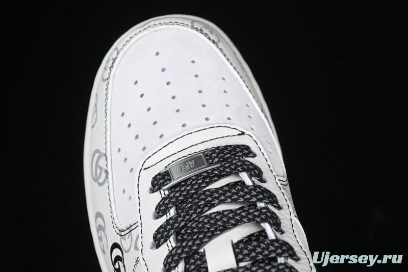 Nike Air Force 1 '07 Low Gucci Collaboration Classic Pattern Low-Top Casual Sneakers - CH6336-516
