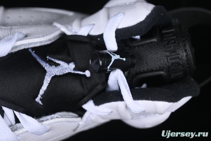 Nike Air Jordan 6 Retro White And Black Basketball Shoes - CT8529-112