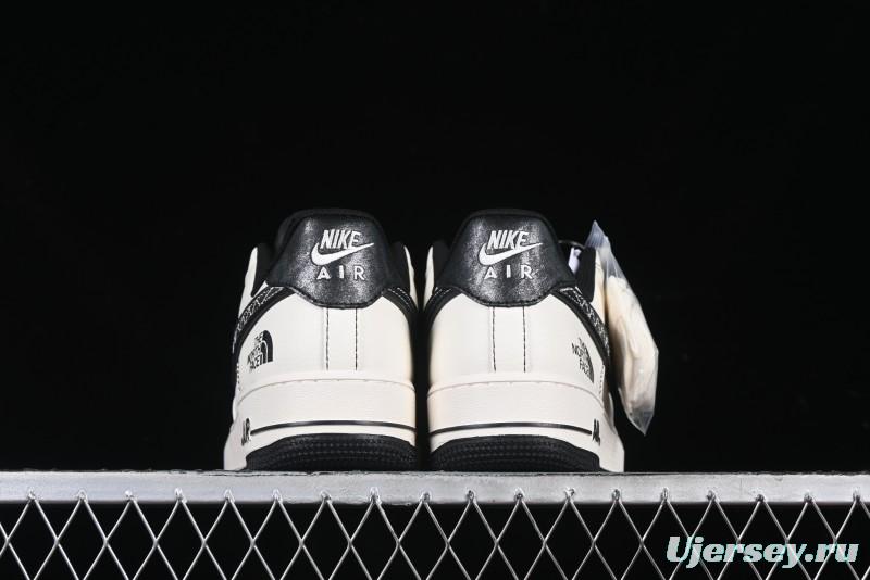 Nike Air Force 1'07 Low The North Face Collaboration Patent Leather Black Stitch Low-Top Casual Sneakers - DM6688-005