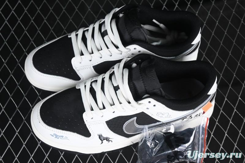 Nike SB Dunk Low Black Myth Game Theme Erlang Shen Low-Top Casual Skate Shoes - DV2433-100