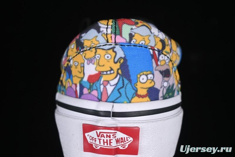 Vans Slip-on Pro Simpson Family All Over Print Low Top Skate Shoes - VN0A3WMD1TJ