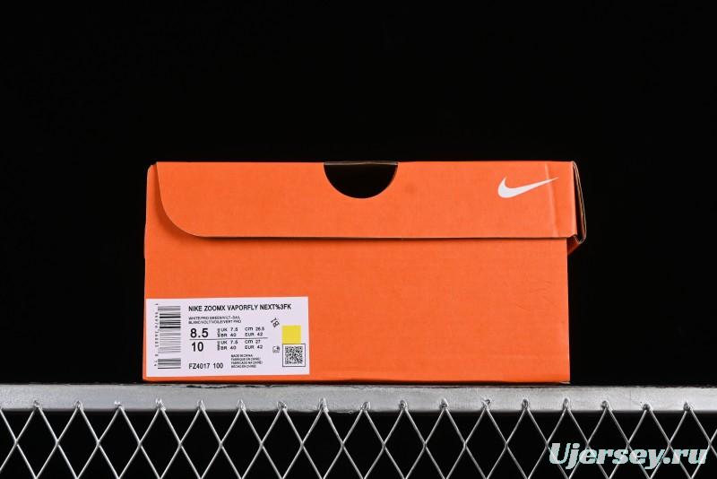 Nike ZoomX Vaporfly NEXT% 3 Marathon Series Foam Ultra-Lightweight Cushioned Running Shoes - FZ4017-100