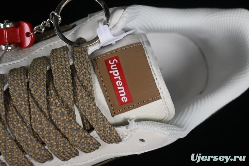 Supreme x Nike Air Force 1 '07 Low Skateboarding Shoes - Coffee Brown - HD1968-019