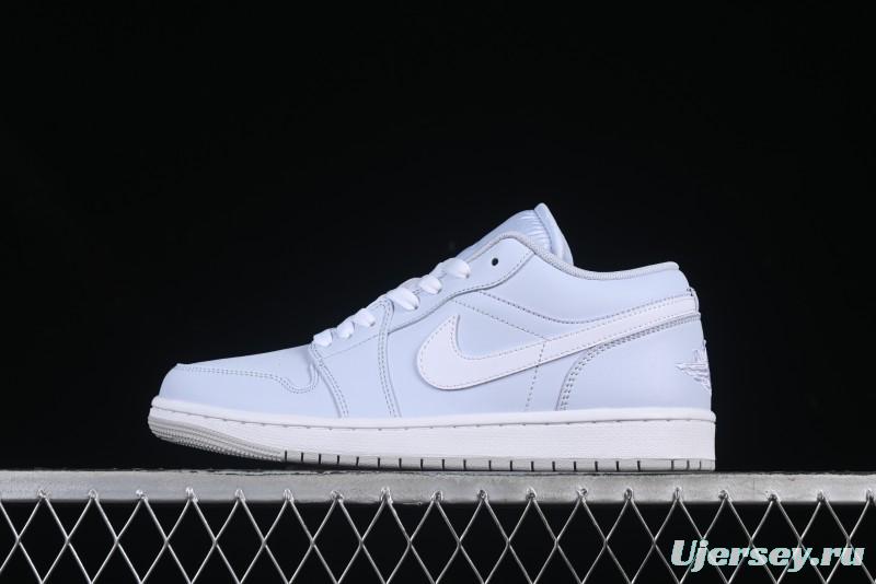 Nike Air Jordan 1 Low Casual Sneakers in Light Blue - FV8486-400