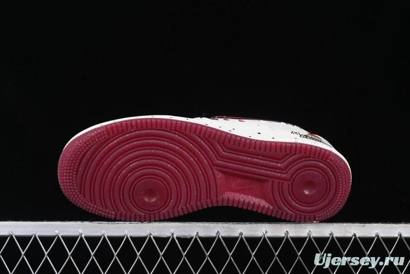 Nike Air Force 1 '07 Low "Grandma Christmas" Limited Edition Custom Casual Sneakers - FZ5068-616