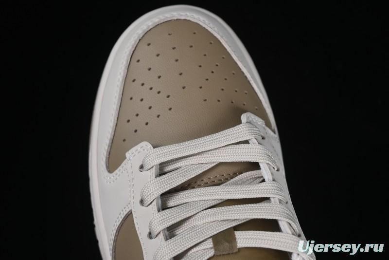 Nike Dunk Low Retro Premium Casual Sneakers in Caramel Cream - HQ1175-240