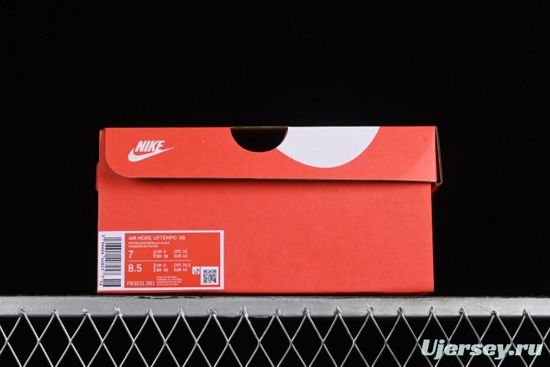 Nike Air More Uptempo 96 QS Scottie Pippen OG Series Classic High Street Versatile Casual Sports Culture Basketball Shoes - FB3021-001