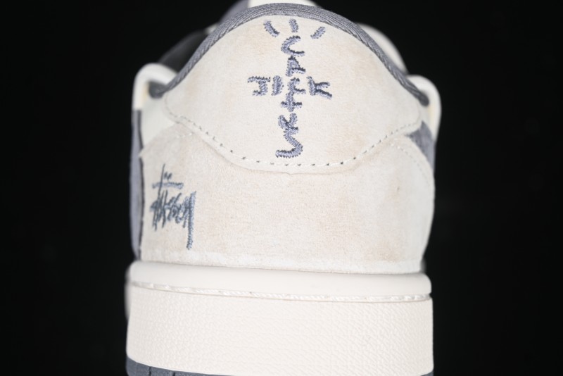Nike Travis Scott x Fragment Design x Air Jordan 1 Low OG SP AJ1 Stussy Collaboration - DM9288-004