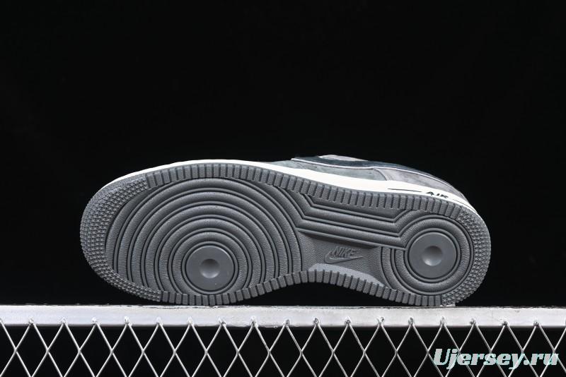 Nike Air Force 1'07 Low "Black Eight" Custom Casual Sneakers for Autumn Winter - YD2425-808