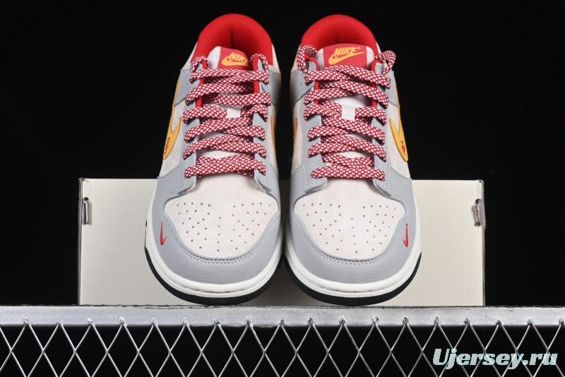 Nike SB Dunk Low The North Face Year of the Snake Collaboration Yellow Swoosh Anniversary Custom Low-Top Casual Skate Shoes - DJ2024-079