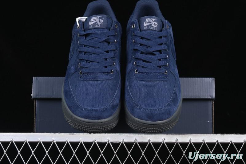 Nike Air Force 1 '07 Low Casual Sneakers in Light Blue with Full-Length Air Cushion - HQ3822-400