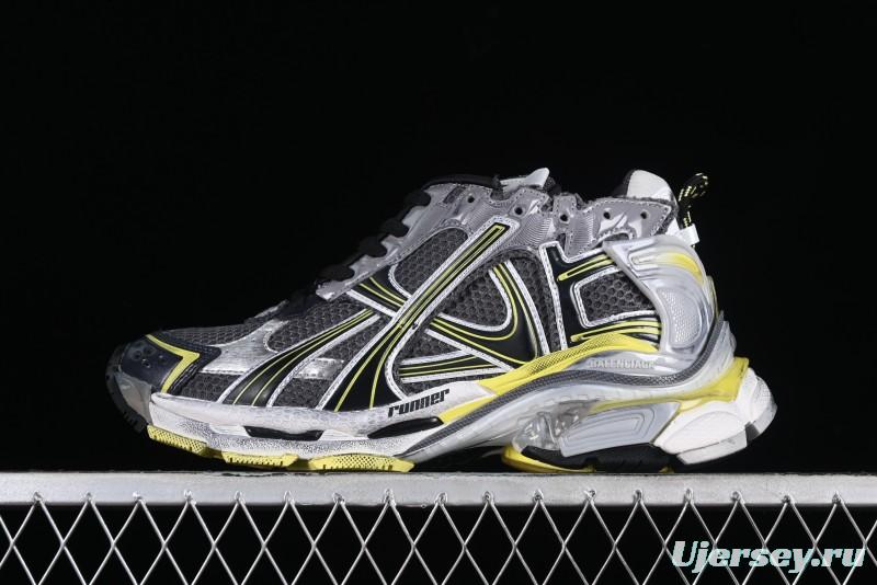 Balenciaga Runner Kith Four Color Retro Casual Sneakers - W3RMU1279