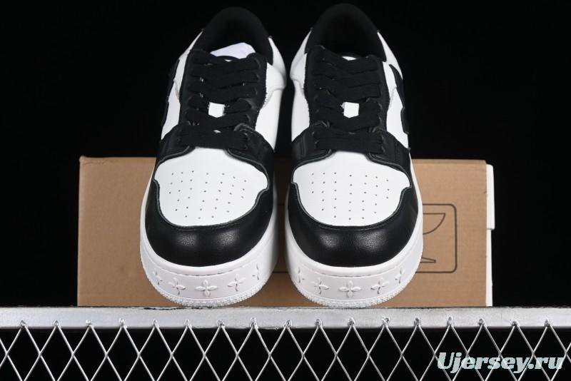SMFK Comfortable Chunky Sole White Sneakers - T.D4
