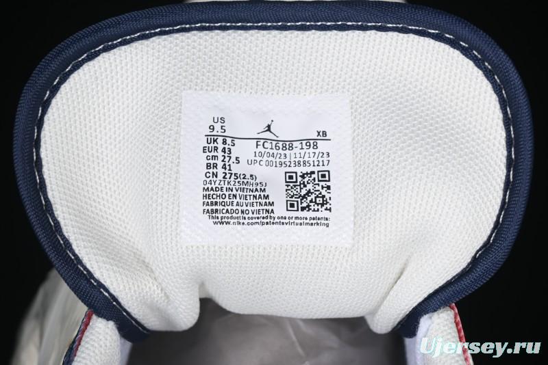 Nike Air Jordan 1 Low AJ1 Gucci Collaboration Beige Blue Swoosh Retro Basketball Shoes - FC1688-198